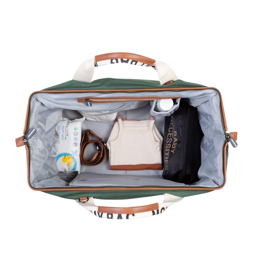 Childhome - Previjalna torba MOMMY BAG zelena