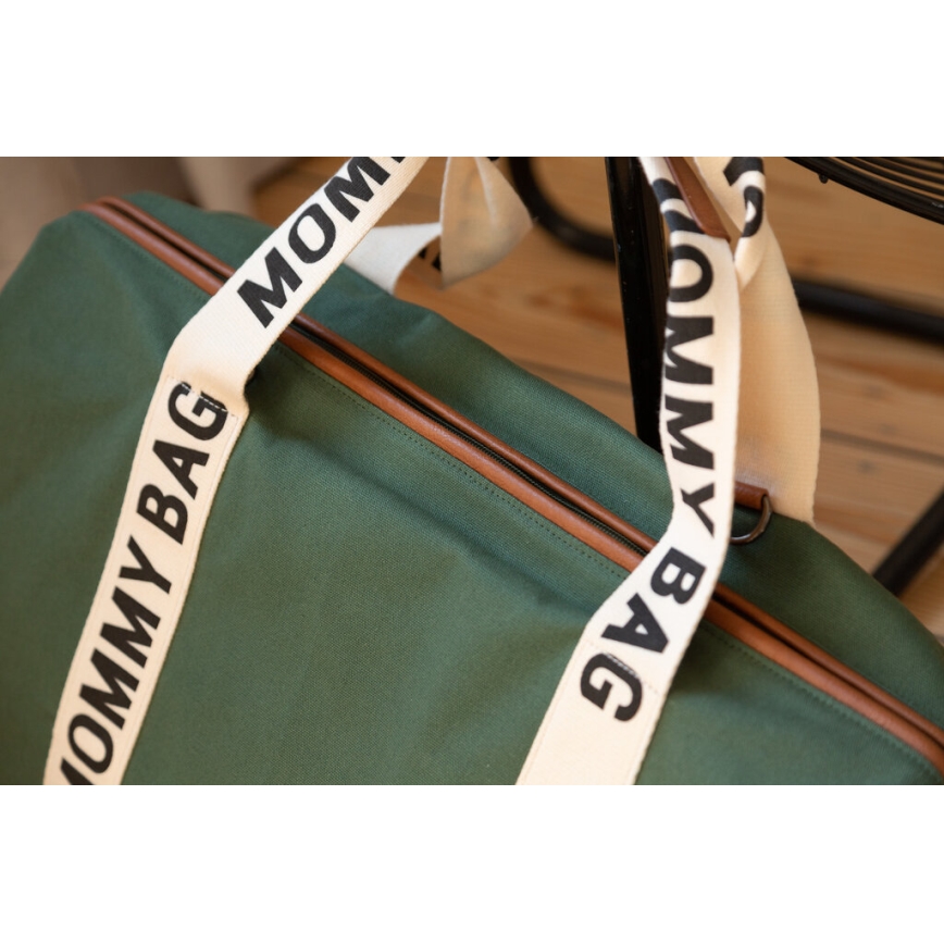 Childhome - Previjalna torba MOMMY BAG zelena