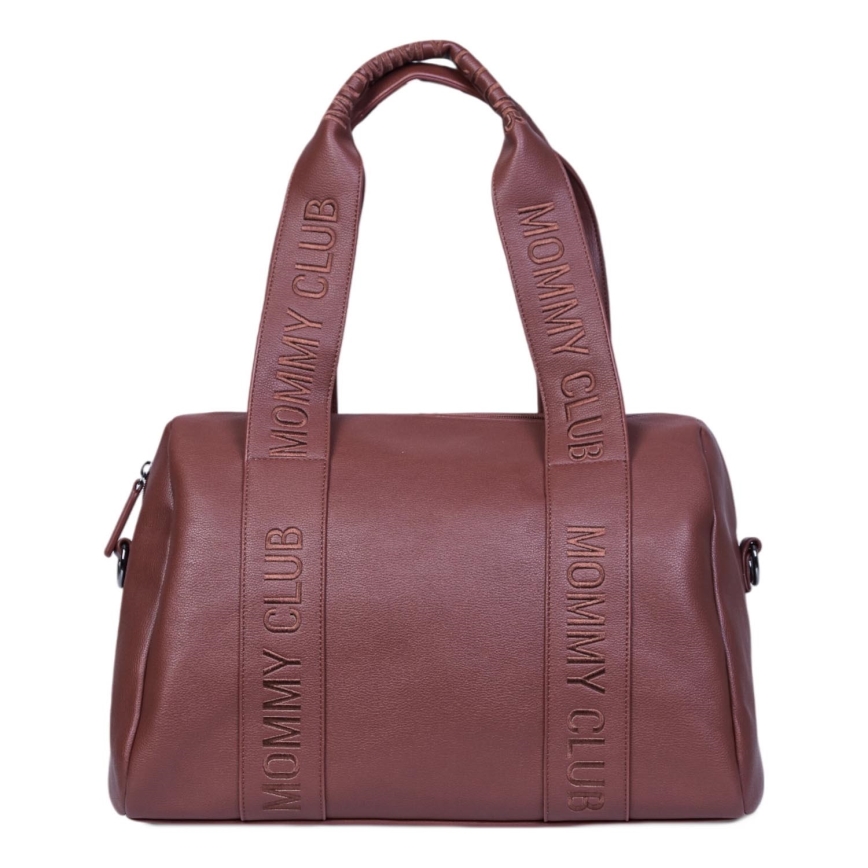 Childhome - Previjalna torba MOMMY CLUB LEATHER rjava