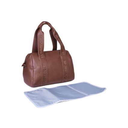 Childhome - Previjalna torba MOMMY CLUB LEATHER rjava