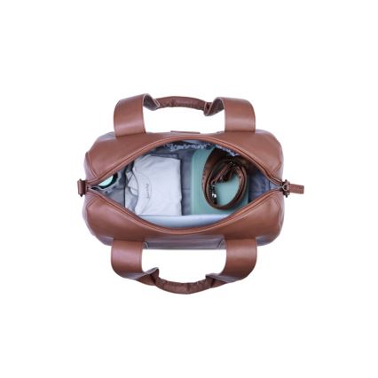 Childhome - Previjalna torba MOMMY CLUB LEATHER rjava