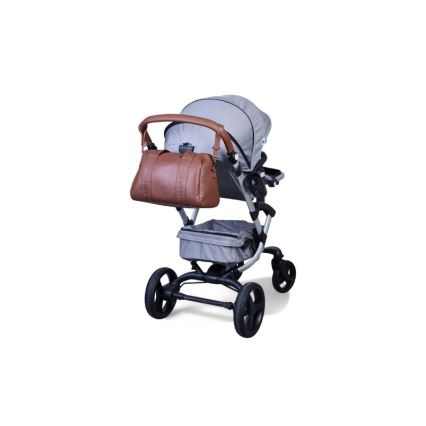 Childhome - Previjalna torba MOMMY CLUB LEATHER rjava