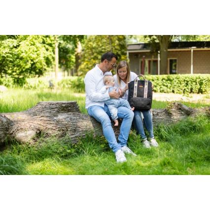 Childhome - Spremenljiv nahrbtnik FAMILY CLUB črna