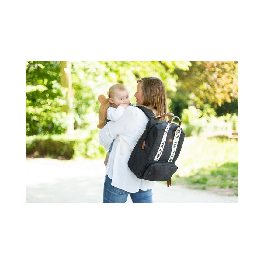 Childhome - Spremenljiv nahrbtnik FAMILY CLUB črna