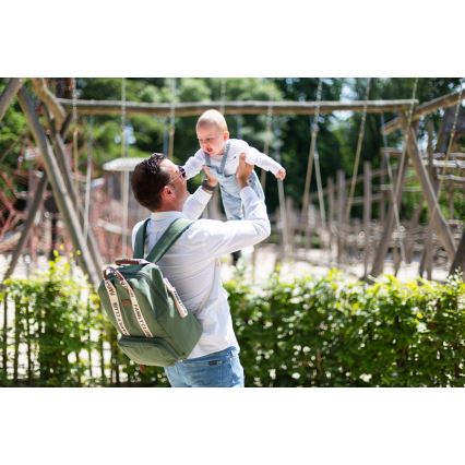 Childhome - Spremenljiv nahrbtnik FAMILY CLUB zelena