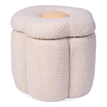 Childhome - Tabure CVETLICA pr. 35 cm krem barva