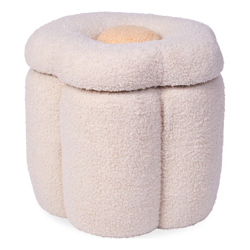 Childhome - Tabure CVETLICA pr. 35 cm krem barva