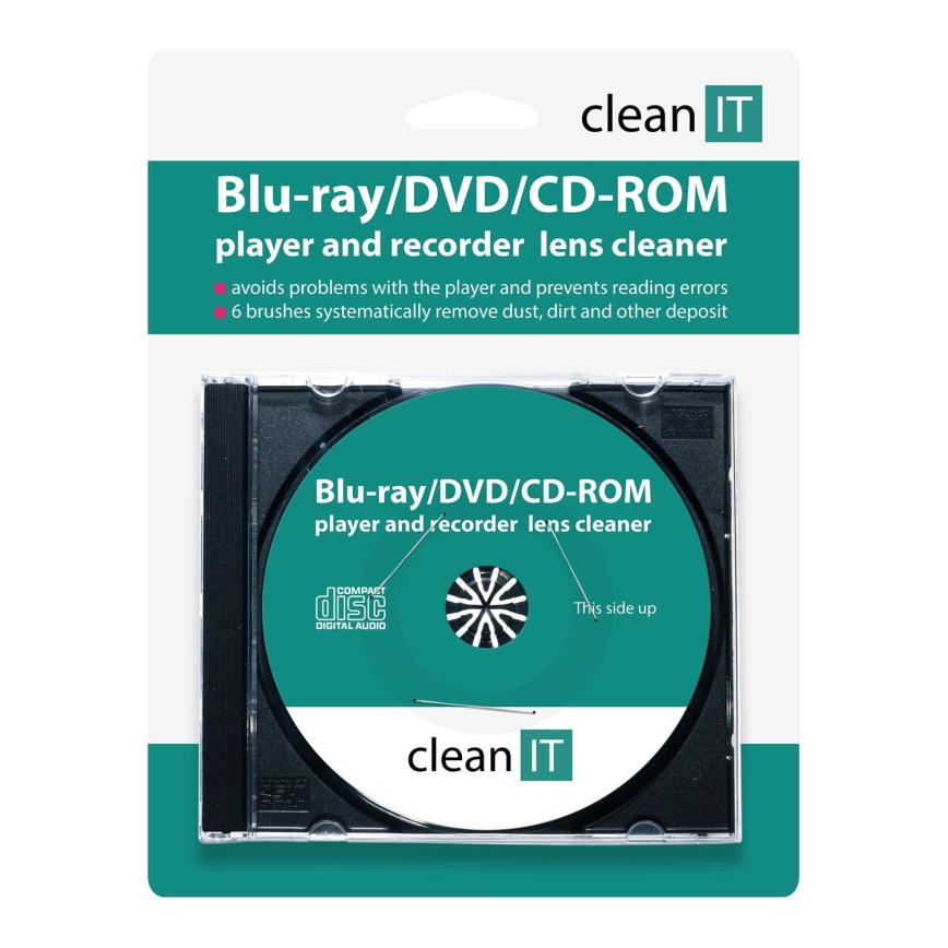 CLEAN IT CL-320 - Čistilni CD za predvajalnike Blu-ray/DVD/CD-ROM