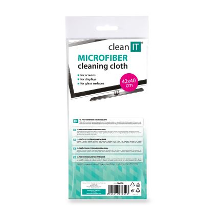 CLEAN IT CL-700 - Čistilna krpa iz mikrovlaken 40x42 cm modra