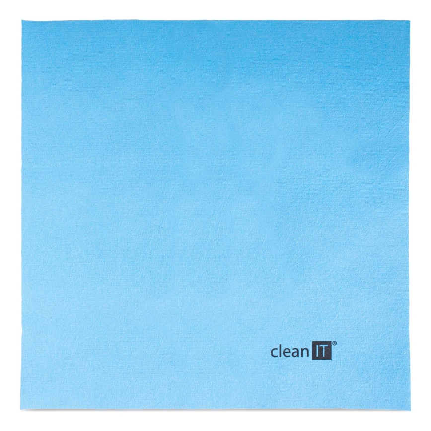 CLEAN IT CL-710 - Čistilna krpa iz mikrovlaken 19x19 cm modra