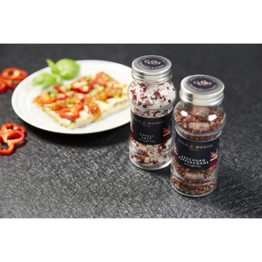 Cole & Mason - Darilni set Aromatična čili sol in sečuanski poper