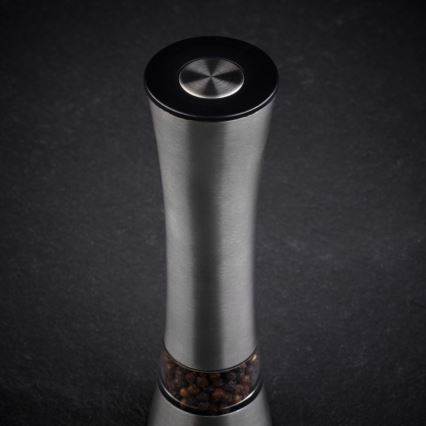 Cole&Mason - Električni salt or pepper grinder BURFORD 4xAAA 18 cm mat krom