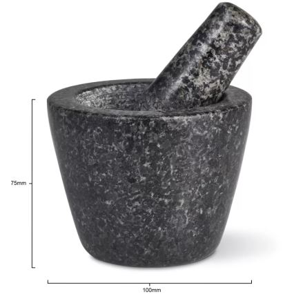 Cole&Mason - Granitni terilnik s pestilom GRANITE pr. 10 cm