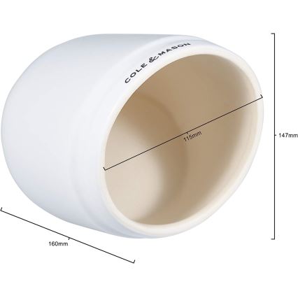 Cole&Mason - Keramična posoda za sol WHITMORE