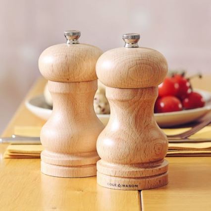 Cole&Mason - Mlinček za poper CAPSTAN BEECH bukev 12 cm