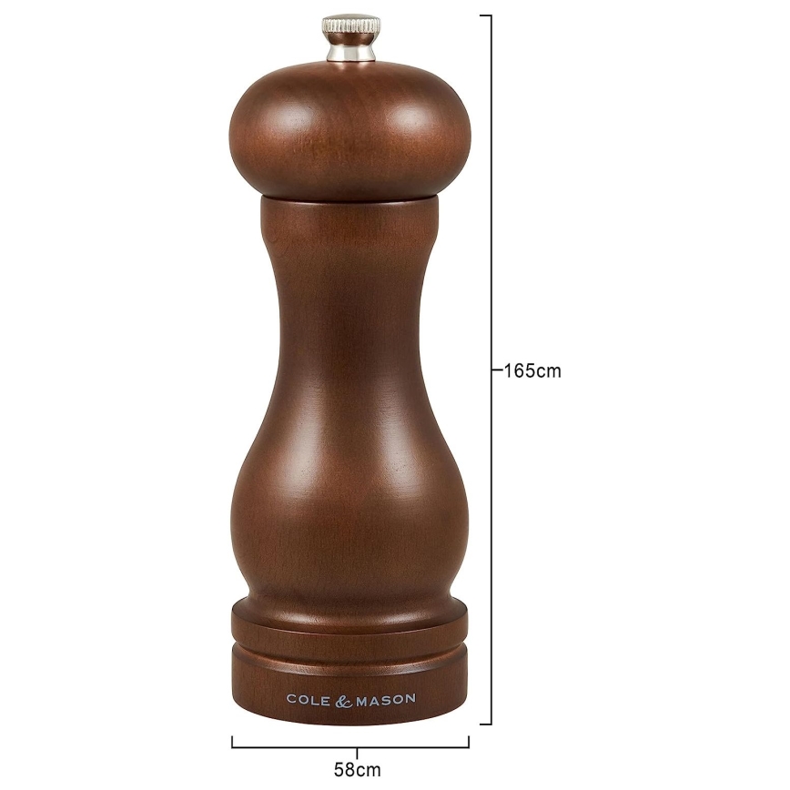 Cole&Mason - Mlinček za poper CAPSTAN FOREST bukev 16,5 cm