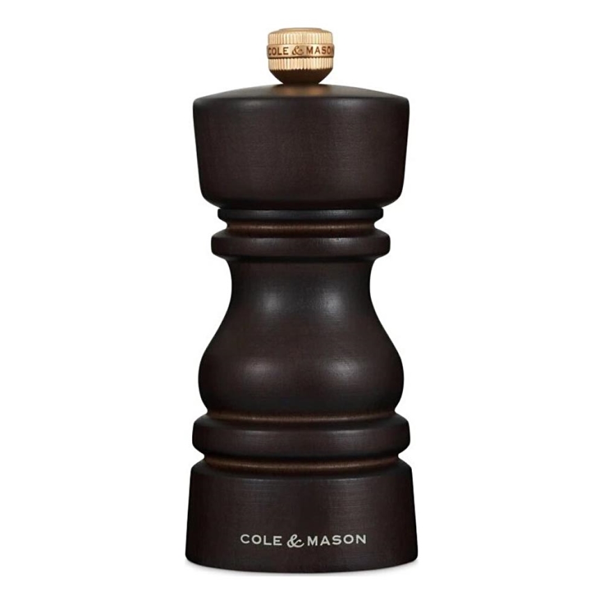 Cole&Mason - Mlinček za poper LONDON 13 cm bukev/rjava