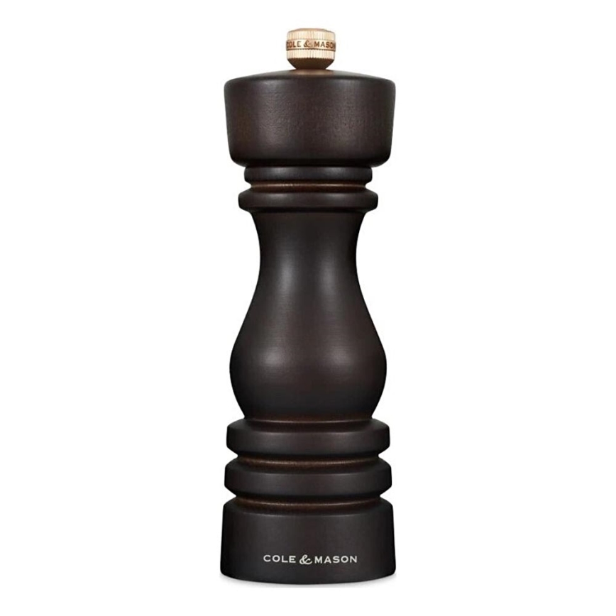 Cole&Mason - Mlinček za poper LONDON 18 cm bukev/rjava