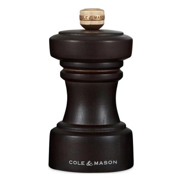 Cole&Mason - Mlinček za sol HOXTON 10,4 cm bukev/rjava