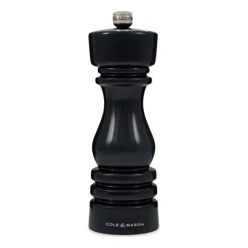 Cole&Mason - Mlinček za sol LONDON 18 cm bukev/črna
