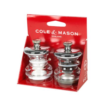 Cole&Mason - Set mlinčkov za sol in poper BUTTON 2 kom. 6,5 cm