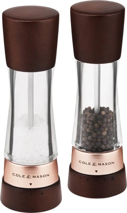 Cole&Mason - Set mlinčkov za sol in poper DERWENT 2 kom. 19 cm bukev/rjava