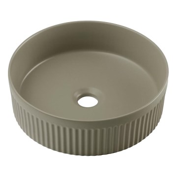 COMAD BEYOND 2 OLIVER ZELENA ( E-6565 ) - Namizni umivalnik BEYOND pr. 36 cm keramika/mat zelena