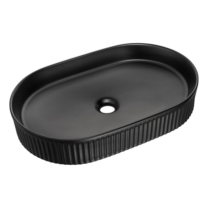 COMAD BEYOND 3 BLACK ( E-6531 ) - Namizni umivalnik BEYOND 56x36 cm keramika/mat črna