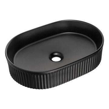 COMAD BEYOND 5 BLACK ( E-6564 ) - Namizni umivalnik BEYOND 48x32,5 cm keramika/mat črna
