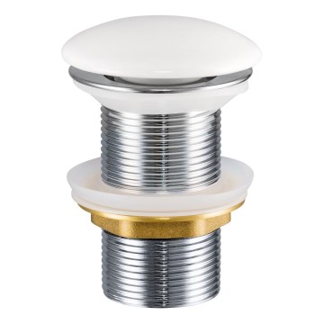 COMAD CLICK-CLACK T201-3 - Odpadni umivalnik CLICK-CLACK pr. 7 cm sijoča ​​bela