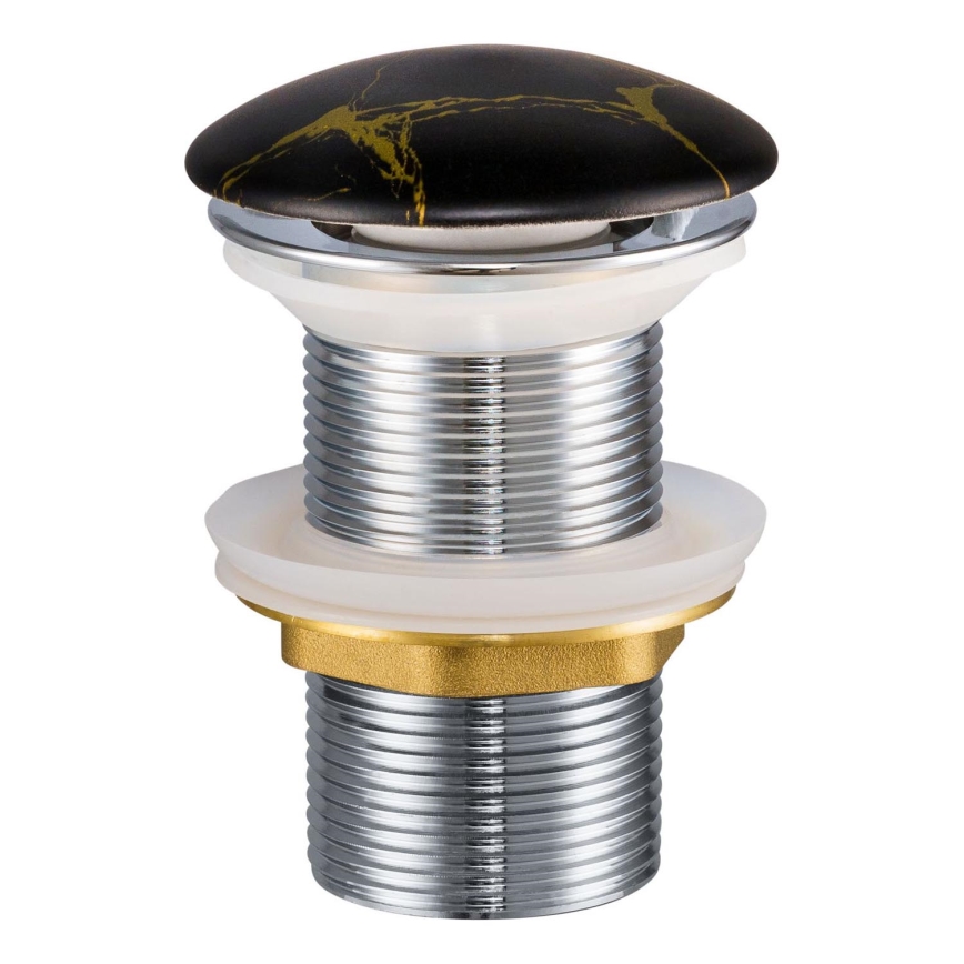COMAD CLICK-CLACK T201M-B12-3 - Odpadni umivalnik CLICK-CLACK pr. 7 cm mat črna