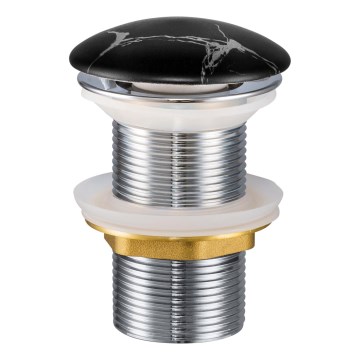 COMAD CLICK-CLACK T201M-B2-3 - Odpadni umivalnik CLICK-CLACK pr. 7 cm mat črna