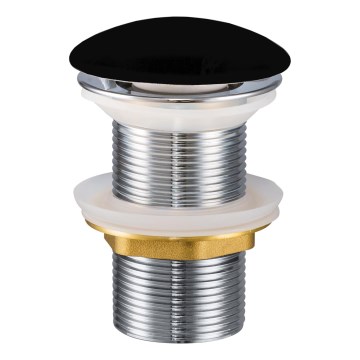 COMAD CLICK-CLACK T201M-B2-3 - Umivalni odtok CLICK-CLACK, premer 7 cm, mat črna
