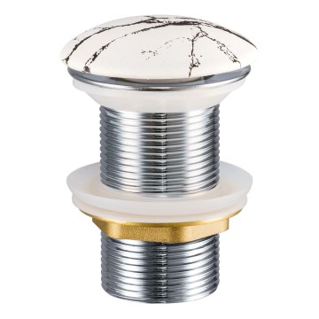 COMAD CLICK-CLACK T201M-W17-3 - Odpadni umivalnik CLICK-CLACK pr. 7 cm mat bela
