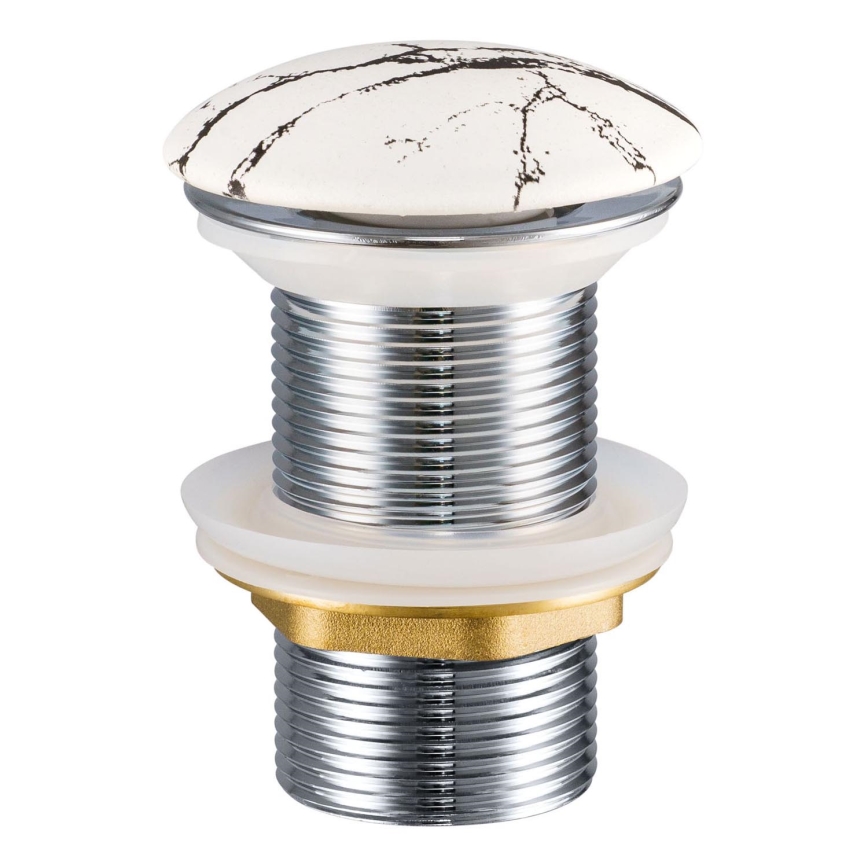 COMAD CLICK-CLACK T201M-W17-3 - Odpadni umivalnik CLICK-CLACK pr. 7 cm mat bela
