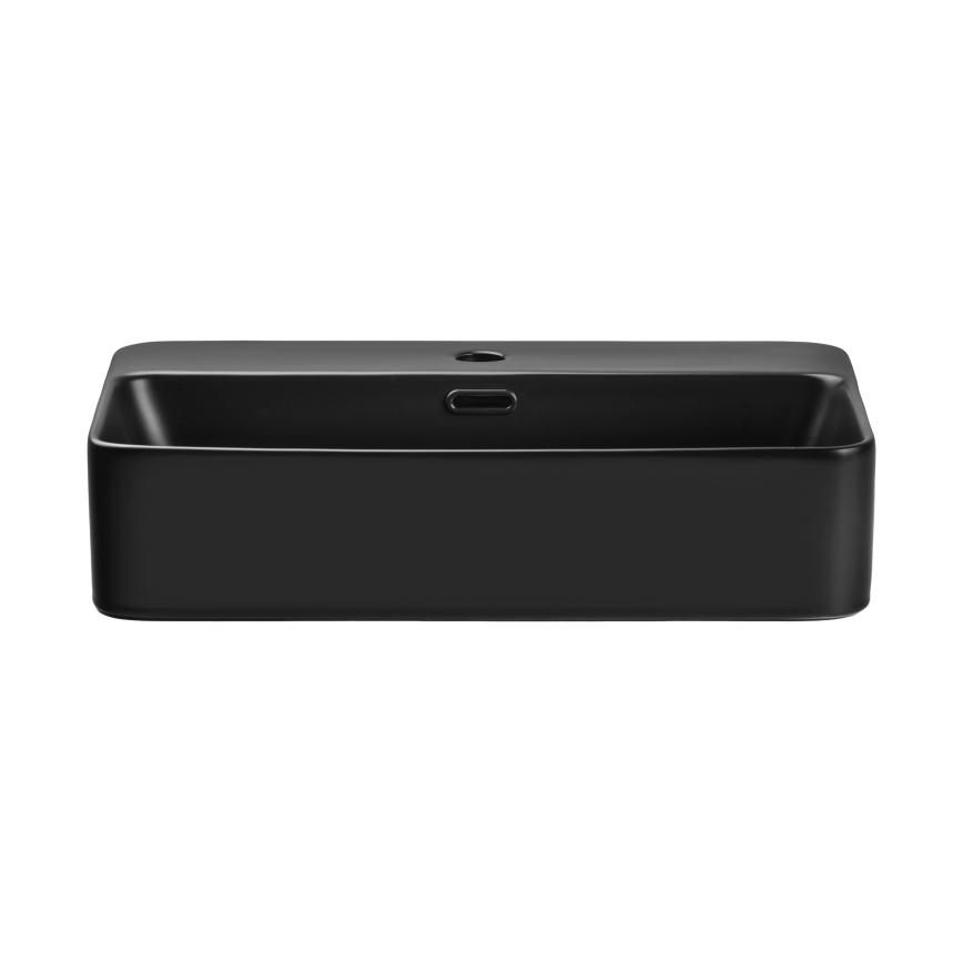 COMAD TRUST 2 BLACK (E-6282) - Umivalnik za pult TRUST 55x38 cm keramika/mat črna