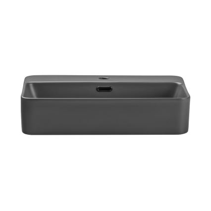 COMAD TRUST 2 MATT DARK GREY ( E-6282 ) - Namizni umivalnik TRUST 55x38 cm keramika/mat siva