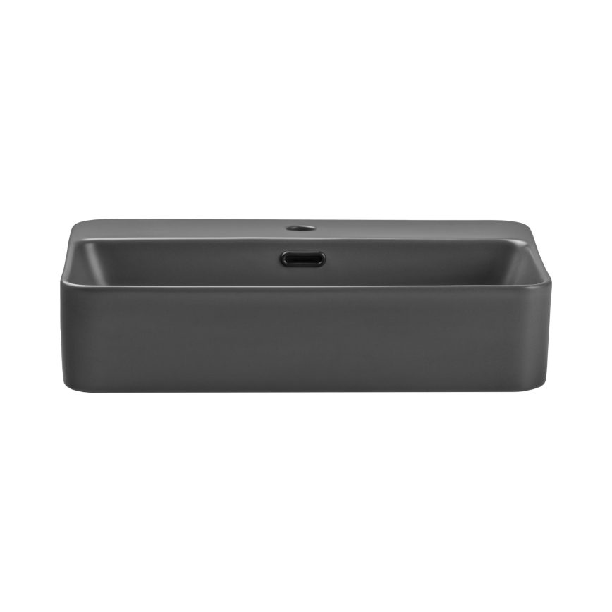 COMAD TRUST 2 MATT DARK GREY ( E-6282 ) - Namizni umivalnik TRUST 55x38 cm keramika/mat siva