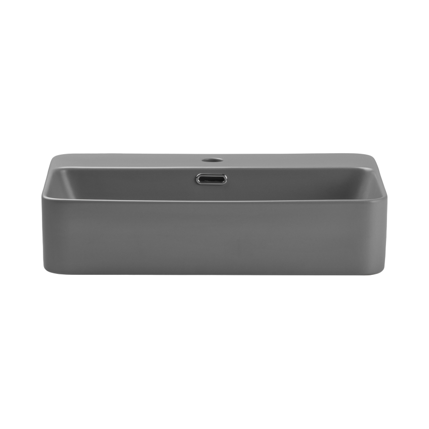 COMAD TRUST 2 MATT LIGHT GREY ( E-6282 ) - Namizni umivalnik TRUST 55x38 cm keramika/mat siva