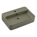COMAD TRUST 2 OLIVER GREEN (E-6282) - Vgradni umivalnik TRUST 55x38 cm keramika/mat zelena