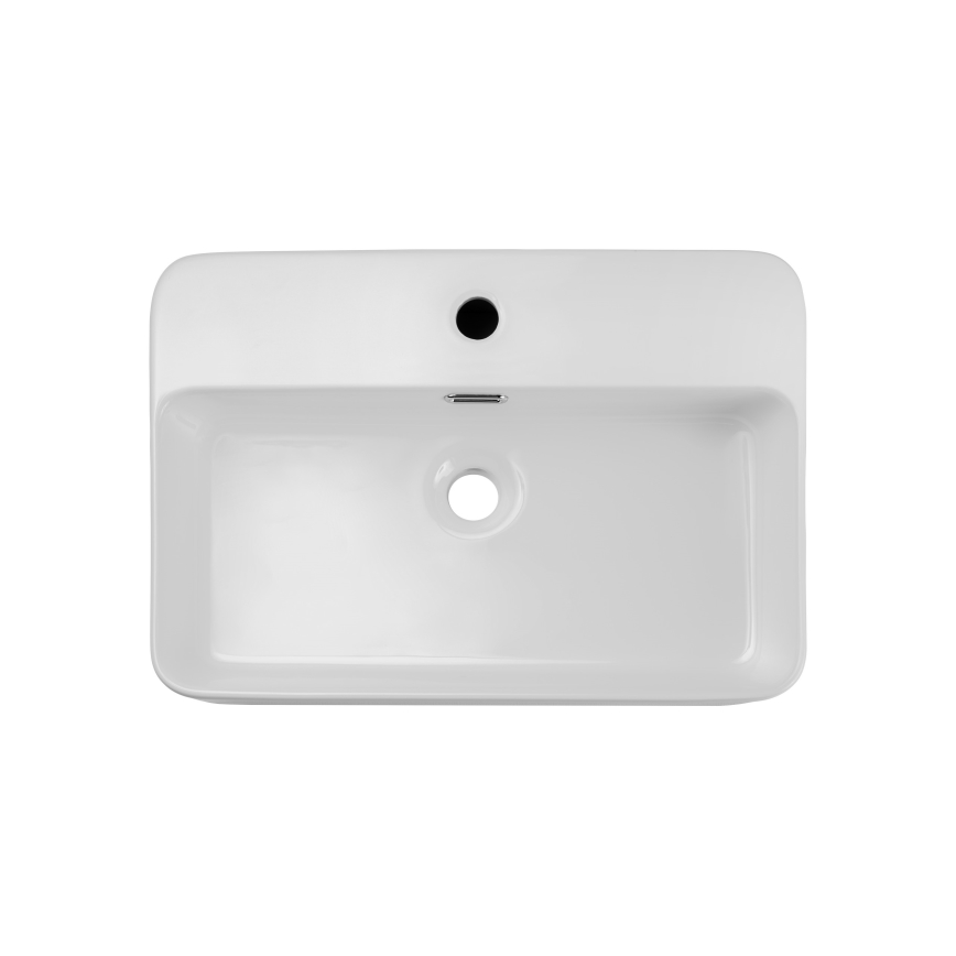 COMAD TRUST 2 WHITE ( E-6282 ) - Namizni umivalnik TRUST 55x38 cm keramika/sijoča ​​bela