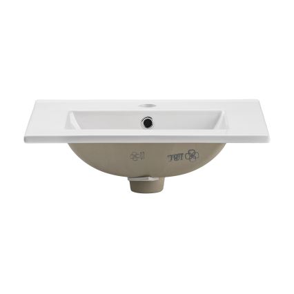 COMAD UM-2050RB DANCE 50 - Vstavljeni umivalnik DANCE 52x40 cm keramika/sijoča ​​bela