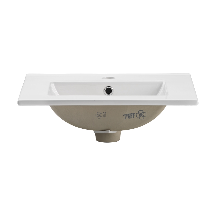 COMAD UM-2050RB DANCE 50 - Vstavljeni umivalnik DANCE 52x40 cm keramika/sijoča ​​bela