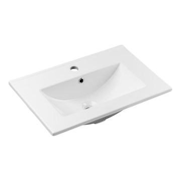 COMAD UM-2060RB DANCE 60 - Vstavljeni umivalnik DANCE 62x40 cm keramika/sijoča ​​bela