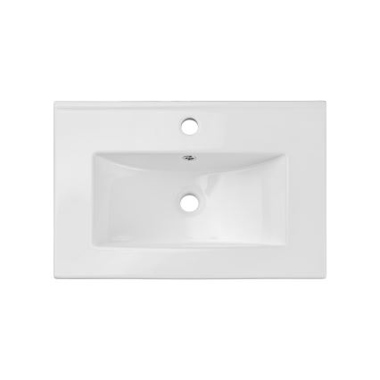 COMAD UM-2060RB DANCE 60 - Vstavljeni umivalnik DANCE 62x40 cm keramika/sijoča ​​bela