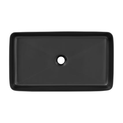 COMAD UM-6275 SLIM 60 BLACK DP - Namizni umivalnik SLIM 61x34 cm keramika/mat črna