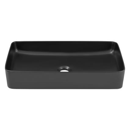 COMAD UM-6275 SLIM 60 BLACK DP - Namizni umivalnik SLIM 61x34 cm keramika/mat črna