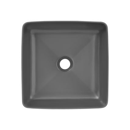 COMAD UM-6276 SLIM 40 GREY DP - Namizni umivalnik SLIM 37x37 cm keramika/mat siva