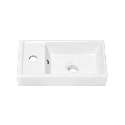 COMAD UM-VEDEA 40 - Namizni umivalnik VEDEA 40x22 cm keramika/sijoča ​​bela