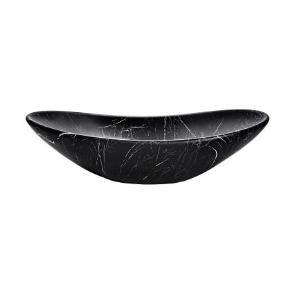 COMAD UN-LENA-MB2 - Namizni umivalnik LENA 61,5x36 cm keramika/mat črna